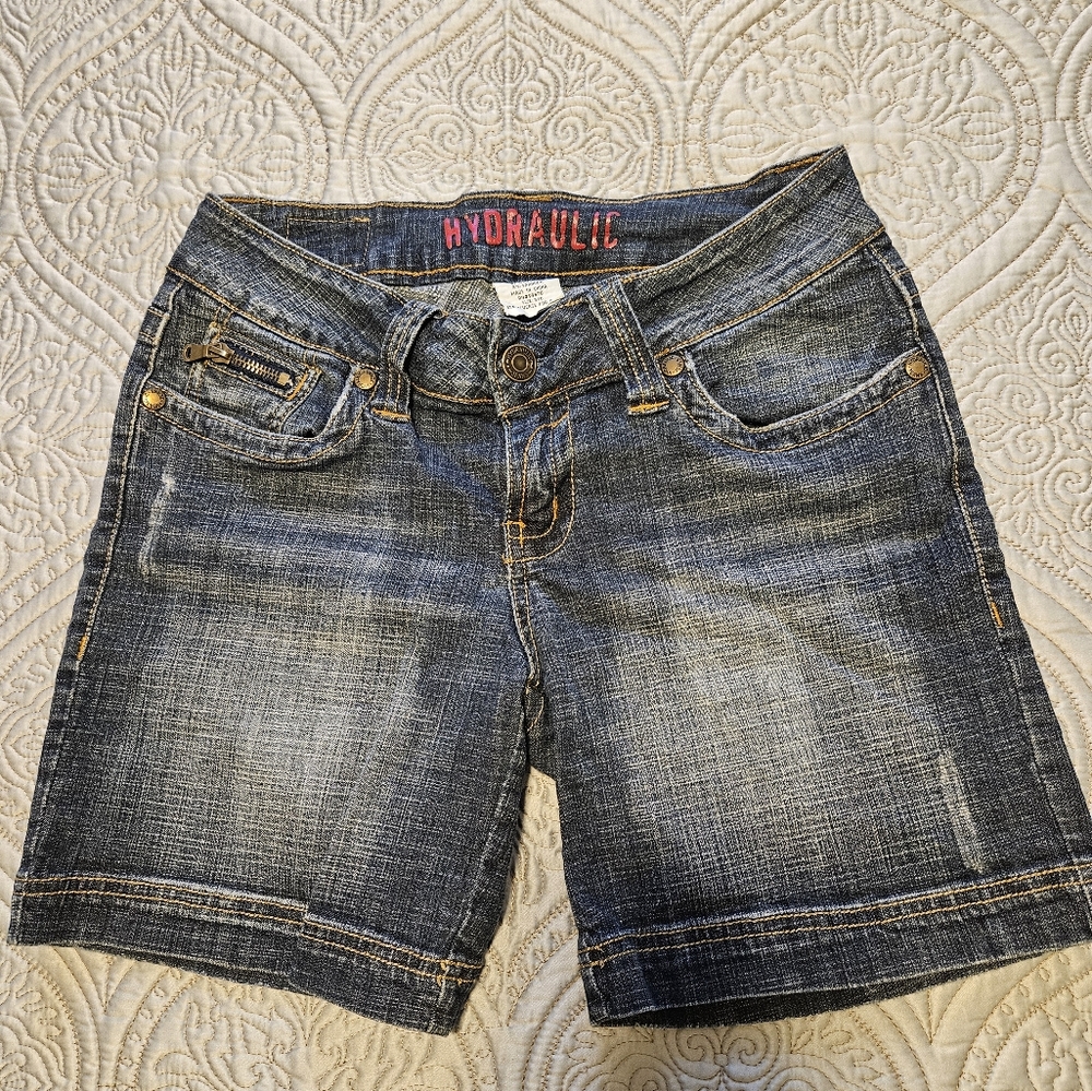 Hydraulic Women's Blue Denim Shorts 5/6